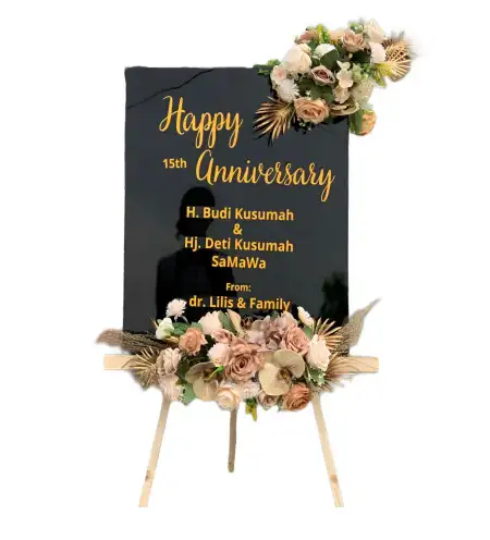 Papan Bunga Akrilik Bendelan
